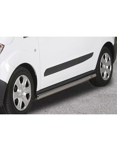 Tubi laterali di protezione acciaio inox 60mm Ford Transit Courier dal 2014
