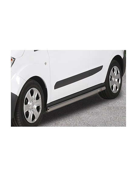 Tubi laterali di protezione acciaio inox 60mm Ford Transit Courier dal 2014