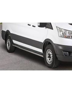 Tubi laterali di protezione acciaio inox 60mm Ford Transit dal 2014 L3H3