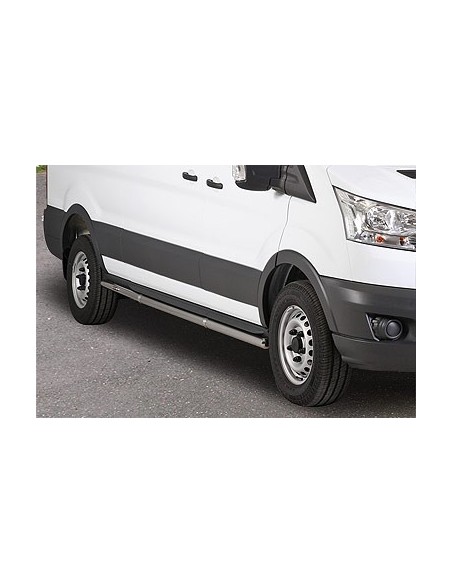 Tubi laterali di protezione acciaio inox 60mm Ford Transit dal 2014 L3H3