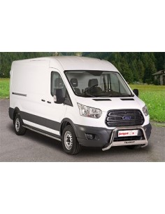 Tubi laterali di protezione acciaio inox 60mm Ford Transit dal 2014 L3H3 2