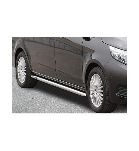 Tubi laterali di protezione acciaio inox 60mm Mercedes Classe V dal 2014