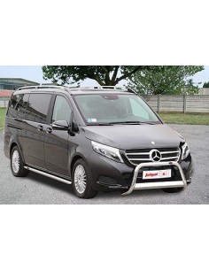 Tubi laterali di protezione acciaio inox 60mm Mercedes Classe V dal 2014 2