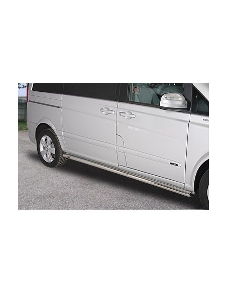 Tubi laterali di protezione acciaio inox 60mm Mercedes Vito Viano SWB dal 2