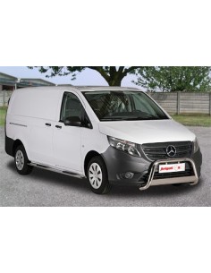 Tubi laterali di protezione acciaio inox 60mm Mercedes Vito Viano SWB dal 2 2
