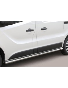Tubi laterali di protezione acciaio inox 60mm Opel Vivaro 2014 2018