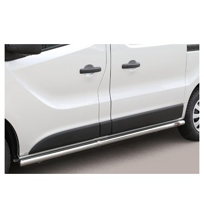 Tubi laterali di protezione acciaio inox 60mm Opel Vivaro dal 2014