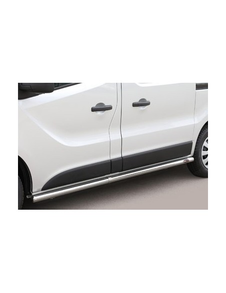 Tubi laterali di protezione acciaio inox 60mm Opel Vivaro 2014 2018