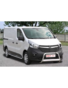 Tubi laterali di protezione acciaio inox 60mm Opel Vivaro 2014 2018 2