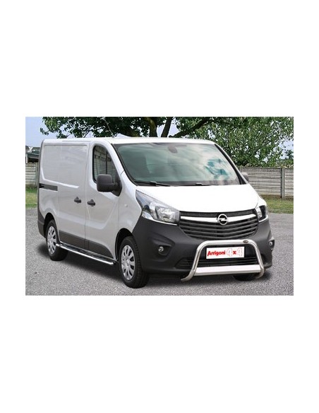 Tubi laterali di protezione acciaio inox 60mm Opel Vivaro 2014 2018