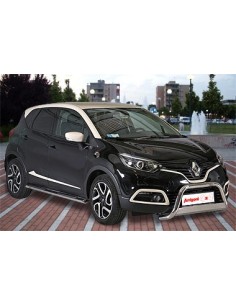 Tubi laterali di protezione acciaio inox lucido 42mm Renault Captur dal 201 2