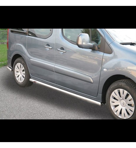 Tubi laterali di protezione acciaio inox lucido 60mm Citroen Berlingo 2008 