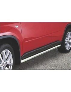 Tubi laterali di protezione acciaio inox lucido 60mm Nissan X Trail 2011 20