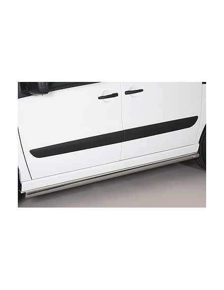 Tubi laterali di protezione acciaio inox lucido 60mm Peugeot Expert SWB 200