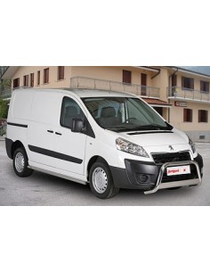 Tubi laterali di protezione acciaio inox lucido 60mm Peugeot Expert SWB 200 2