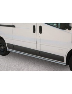 Tubi laterali di protezione acciaio inox lucido 60mm Renault Trafic 2006 20