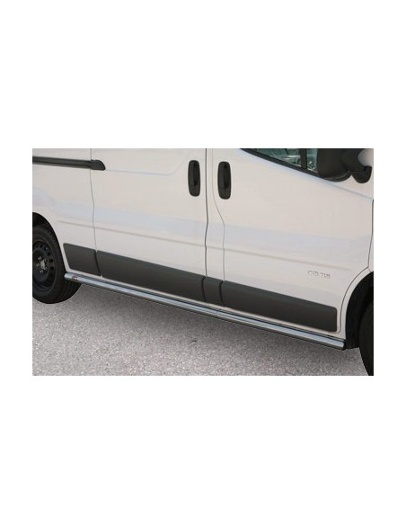 Tubi laterali di protezione acciaio inox lucido 60mm Renault Trafic 2006 20