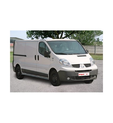 Tubi laterali di protezione acciaio inox lucido 60mm Renault Trafic 2006 20