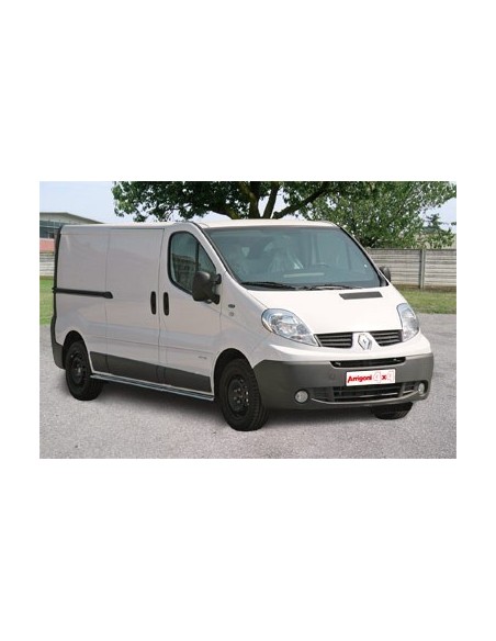Tubi laterali di protezione acciaio inox lucido 60mm Renault Trafic 2006 20
