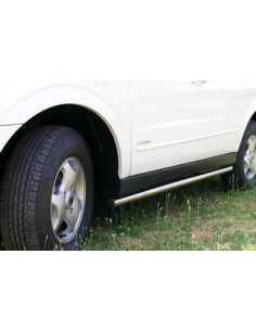 Tubi laterali di protezione acciaio inox lucido 60mm SsangYong Actyon