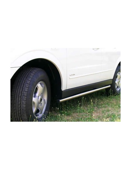 Tubi laterali di protezione acciaio inox lucido 60mm SsangYong Actyon