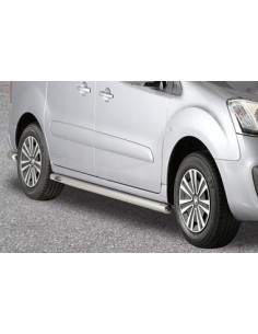 Tubi laterali di protezione acciaio inox lucido Peugeot Partner dal 2008