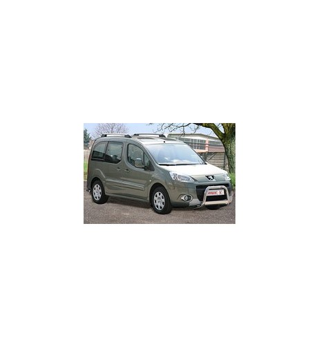 Tubi laterali di protezione acciaio inox lucido Peugeot Partner dal 2008