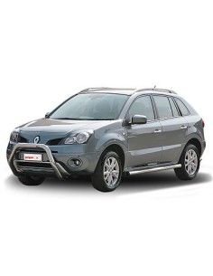 Tubi laterali di protezione acciaio inox lucido Renault Koleos dal 2008 al  2