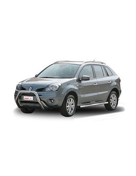 Tubi laterali di protezione acciaio inox lucido Renault Koleos dal 2008 al 