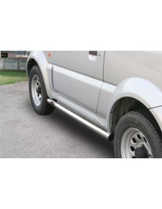Tubi laterali di protezione acciaio inox lucido Suzuki Jimny 1997 2011