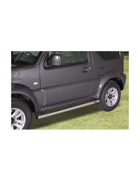 Tubi laterali di protezione acciaio inox lucido Suzuki Jimny Evolution 2012