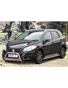 Tubi laterali di protezione acciaio inox lucido Suzuki S Cross 2013 2017 2