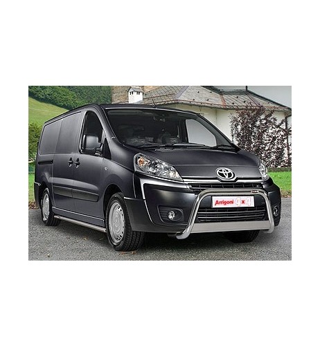 Tubi laterali di protezione acciaio inox lucido Toyota Proace LWB dal 2013