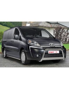Tubi laterali di protezione acciaio inox lucido Toyota Proace SWB dal 2013 2