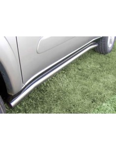 Tubi laterali di protezione acciaio inox lucido Toyota Rav4 4 porte 2003 20