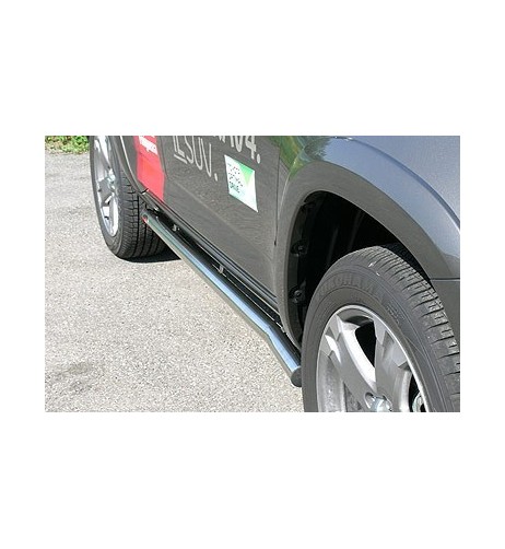 Tubi laterali di protezione acciaio inox lucido Toyota Rav4 modello 2009