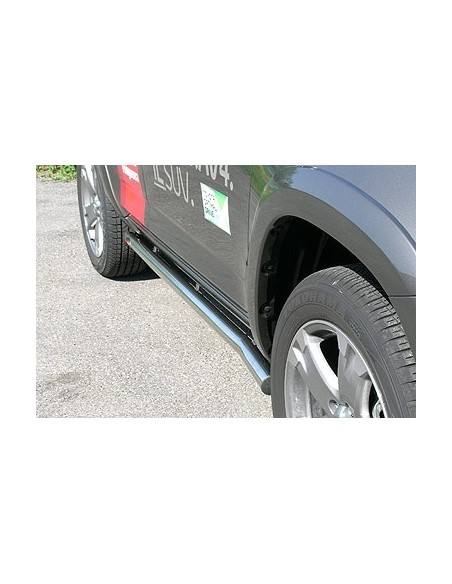 Tubi laterali di protezione acciaio inox lucido Toyota Rav4 modello 2009