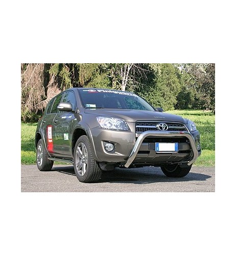 Tubi laterali di protezione acciaio inox lucido Toyota Rav4 modello 2009