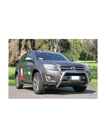 Tubi laterali di protezione acciaio inox lucido Toyota Rav4 modello 2009