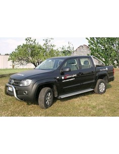 Tubi laterali di protezione acciaio inox lucido Volkswagen Amarok 2010 2022 2