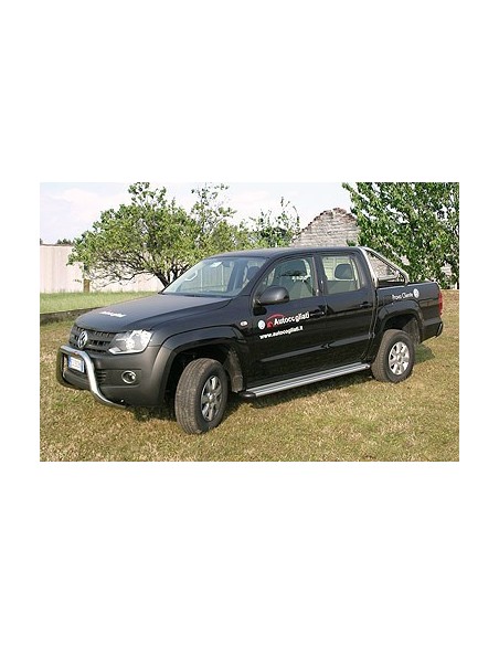 Tubi laterali di protezione acciaio inox lucido Volkswagen Amarok 2010 2022