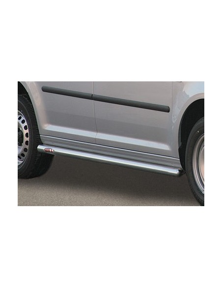 Tubi laterali di protezione acciaio inox lucido Volkswagen Caddy 2004 2020