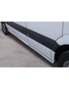 Tubi laterali di protezione acciaio inox lucido Volkswagen Crafter 2011 201
