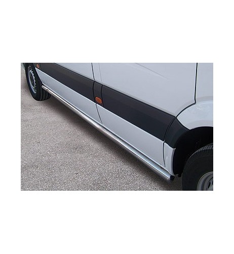 Tubi laterali di protezione acciaio inox lucido Volkswagen Crafter 2011 201