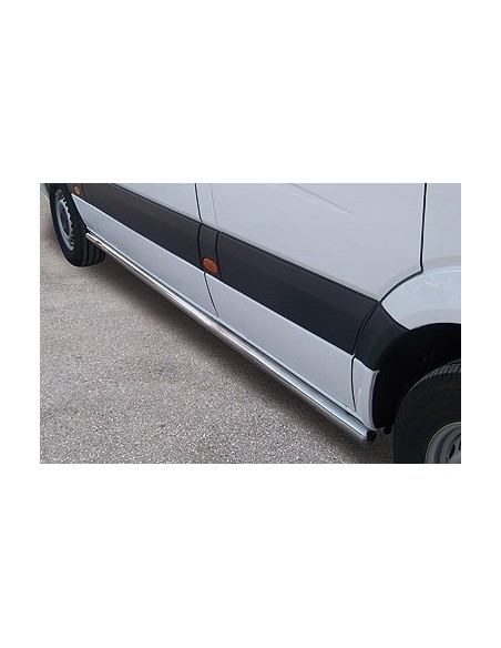 Tubi laterali di protezione acciaio inox lucido Volkswagen Crafter 2011 201