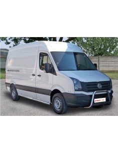 Tubi laterali di protezione acciaio inox lucido Volkswagen Crafter 2011 201 2