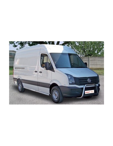 Tubi laterali di protezione acciaio inox lucido Volkswagen Crafter 2011 201