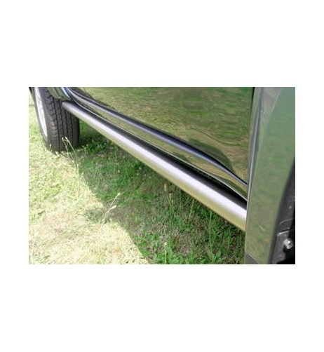 Tubi laterali in acciaio inox 60mm Isuzu D Max dal 2003 al 2007