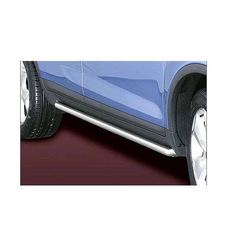 Tubi laterali in acciaio inox lucido 42mm Ford Kuga dal 2008 al 2012