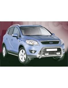 Tubi laterali in acciaio inox lucido 42mm Ford Kuga dal 2008 al 2012 2